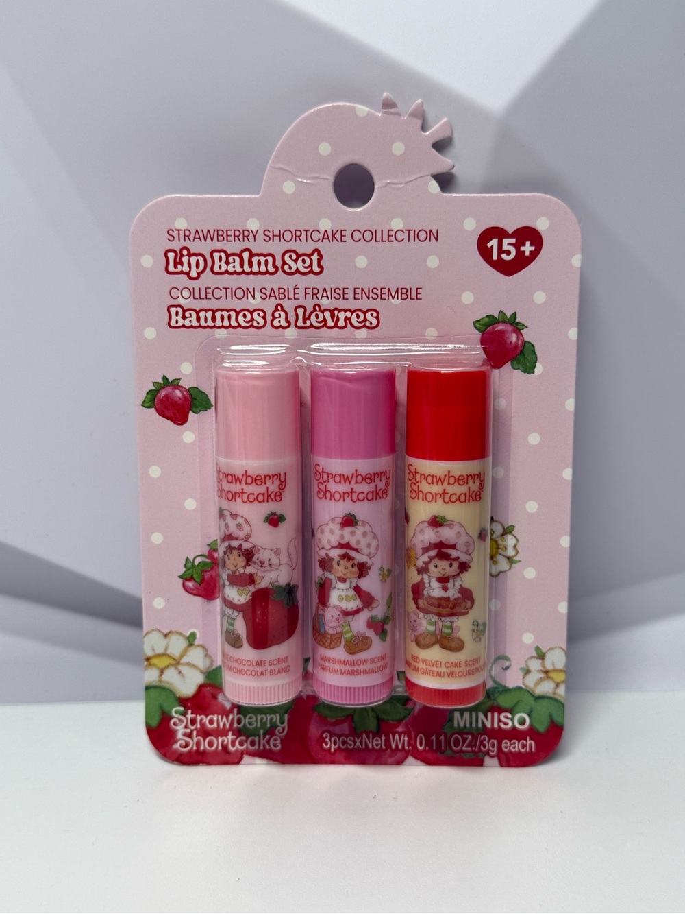 Lip Balm Trio — Pink & Red Hydrating Gloss Set